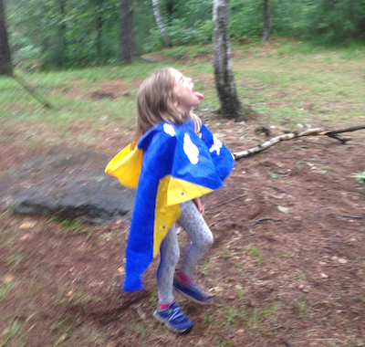 Giocare all'aperto (tutto l'anno) fa bene.