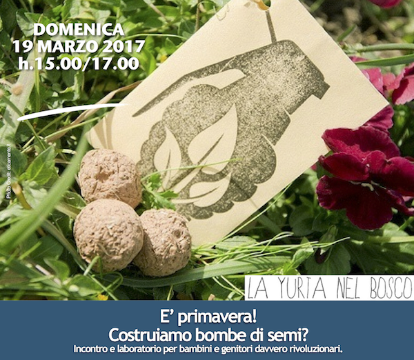 E' primavera! Costruiamo bombe di semi?