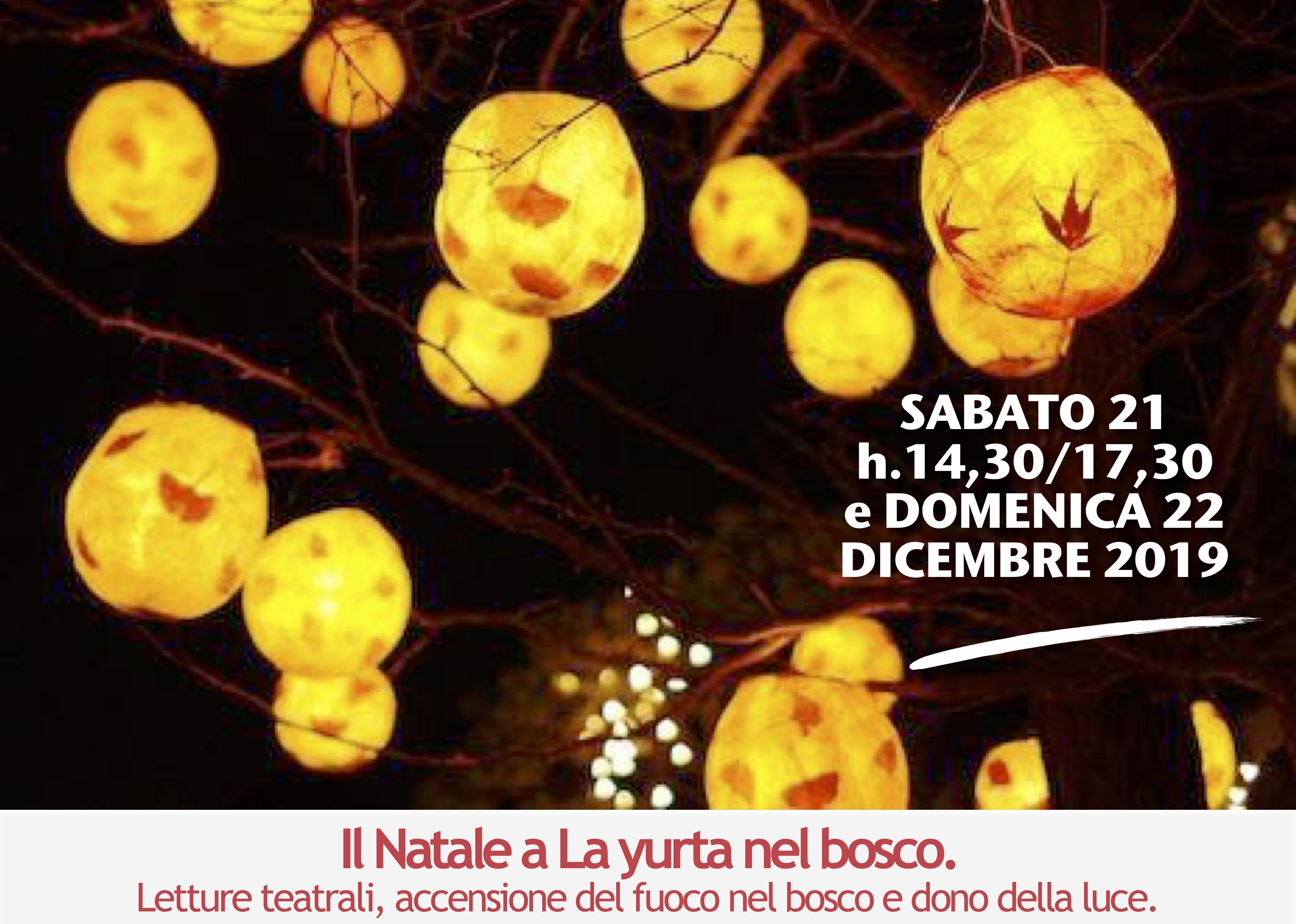 Il Natale a La yurta nel bosco 2019